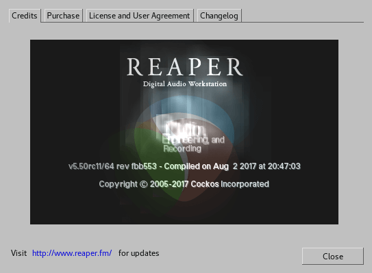 Reaper 5.50rc11